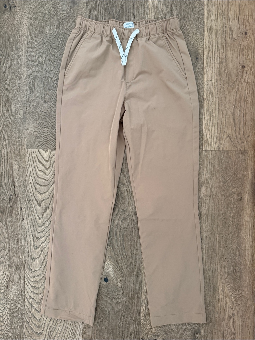 Crewcuts Boy’s Pull-On Tech Pant - Tan